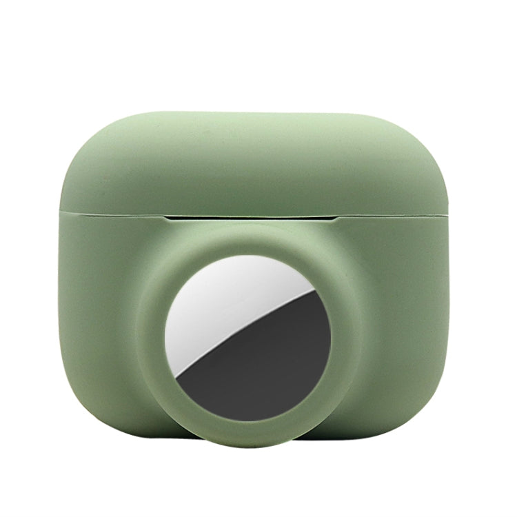 ปลอกซิลิโคนกันกระแทกแบบครอบคลุมเต็มรูปแบบ 2 ใน 1 สำหรับ AirPods Pro / AirTag