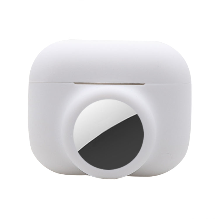 ปลอกซิลิโคนกันกระแทกแบบครอบคลุมเต็มรูปแบบ 2 ใน 1 สำหรับ AirPods Pro / AirTag