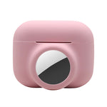 ปลอกซิลิโคนกันกระแทกแบบครอบคลุมเต็มรูปแบบ 2 ใน 1 สำหรับ AirPods Pro / AirTag