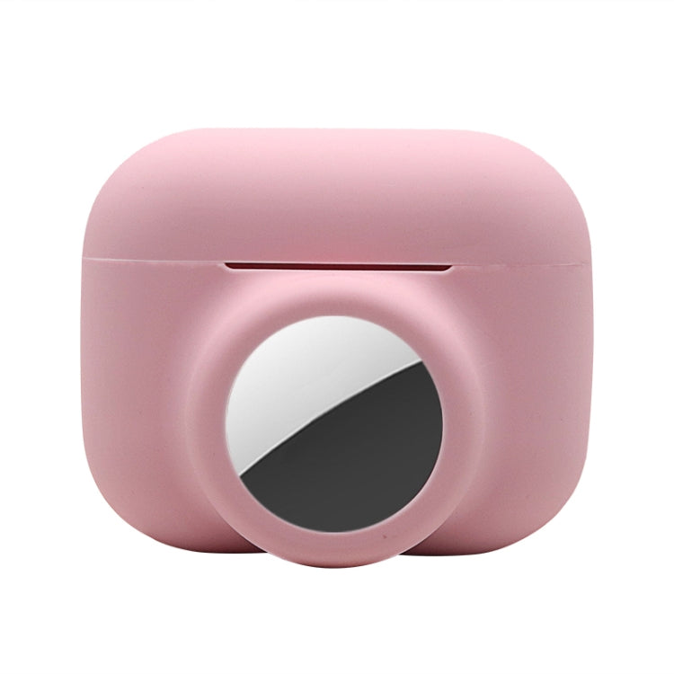 ปลอกซิลิโคนกันกระแทกแบบครอบคลุมเต็มรูปแบบ 2 ใน 1 สำหรับ AirPods Pro / AirTag