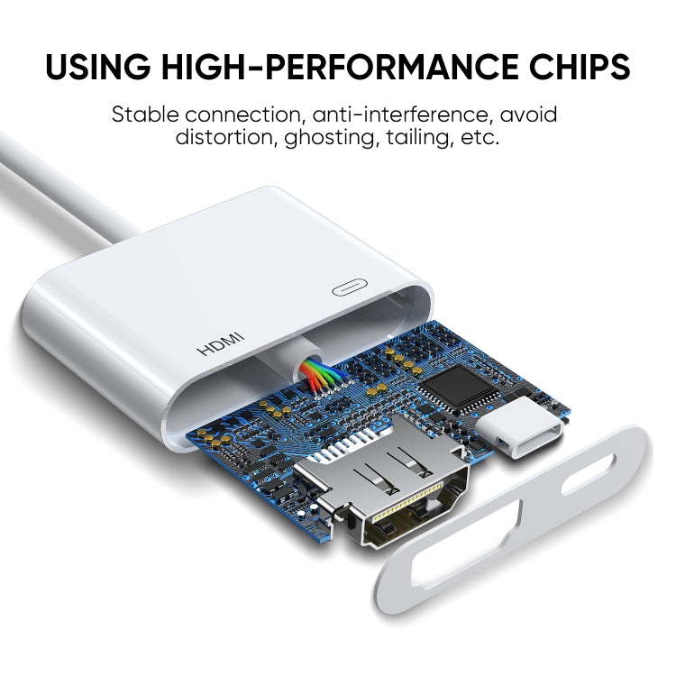 อะแดปเตอร์แปลง JOYROOM S-H141 1080P จาก 8 Pin เป็น HDMI รุ่น S-H141