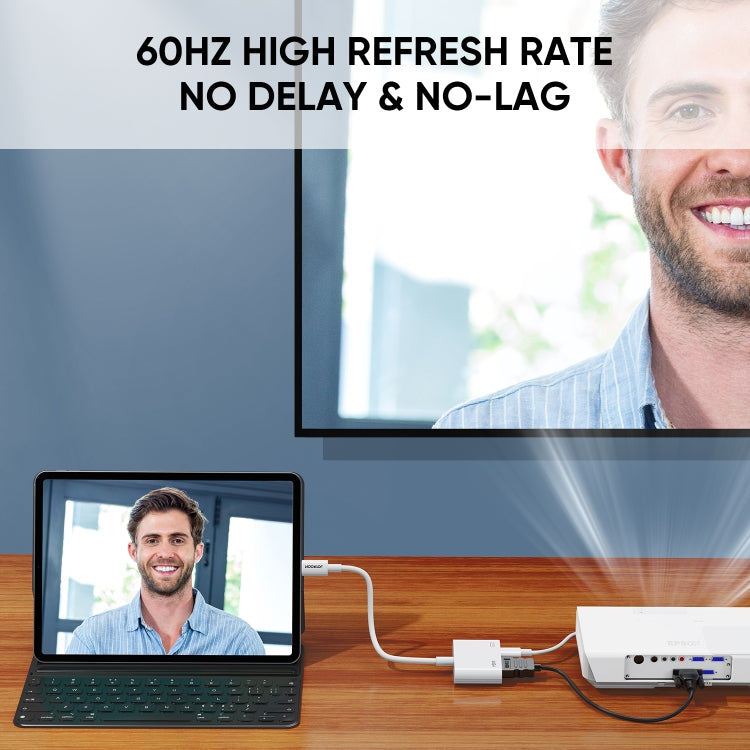 อะแดปเตอร์แปลง JOYROOM S-H141 1080P จาก 8 Pin เป็น HDMI รุ่น S-H141