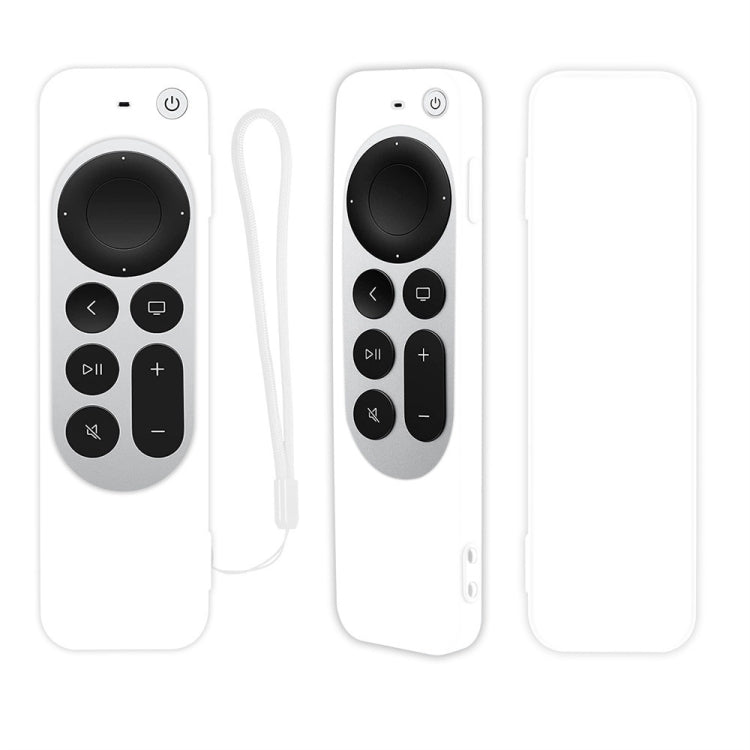 เคสซิลิโคนป้องกันพร้อมสายคล้องสำหรับรีโมท Apple TV 4K รุ่นที่ 4 Siri