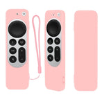 เคสซิลิโคนป้องกันพร้อมสายคล้องสำหรับรีโมท Apple TV 4K รุ่นที่ 4 Siri