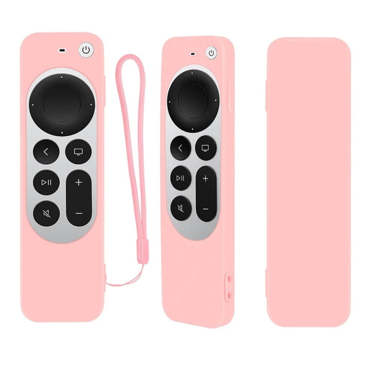 เคสซิลิโคนป้องกันพร้อมสายคล้องสำหรับรีโมท Apple TV 4K รุ่นที่ 4 Siri