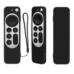 เคสซิลิโคนป้องกันพร้อมสายคล้องสำหรับรีโมท Apple TV 4K รุ่นที่ 4 Siri