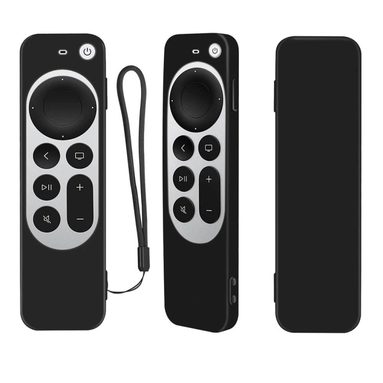 เคสซิลิโคนป้องกันพร้อมสายคล้องสำหรับรีโมท Apple TV 4K รุ่นที่ 4 Siri