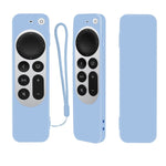 เคสซิลิโคนป้องกันพร้อมสายคล้องสำหรับรีโมท Apple TV 4K รุ่นที่ 4 Siri