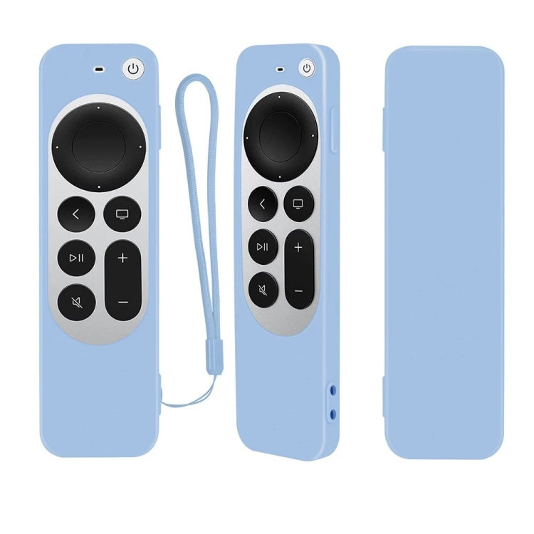 เคสซิลิโคนป้องกันพร้อมสายคล้องสำหรับรีโมท Apple TV 4K รุ่นที่ 4 Siri