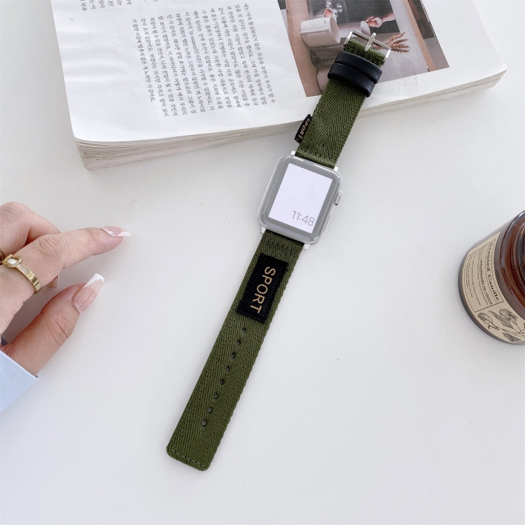 สายรัดข้อมือไนลอนสำรอง สำหรับ Apple Watch Series 7 ขนาด 41 มม. / & 6 & SE & 5 & 4 ขนาด 40 มม., สำหรับ Apple Watch Series 7 ขนาด 45 มม. / & 6 & SE & 5 & 4 ขนาด 44 มม.