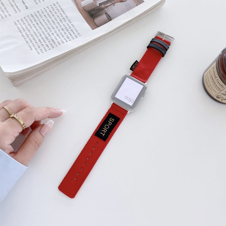 สายรัดข้อมือไนลอนสำรอง สำหรับ Apple Watch Series 7 ขนาด 41 มม. / & 6 & SE & 5 & 4 ขนาด 40 มม., สำหรับ Apple Watch Series 7 ขนาด 45 มม. / & 6 & SE & 5 & 4 ขนาด 44 มม.