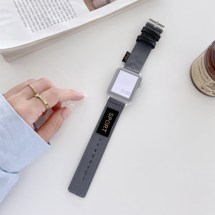 สายรัดข้อมือไนลอนสำรอง สำหรับ Apple Watch Series 7 ขนาด 41 มม. / & 6 & SE & 5 & 4 ขนาด 40 มม., สำหรับ Apple Watch Series 7 ขนาด 45 มม. / & 6 & SE & 5 & 4 ขนาด 44 มม.
