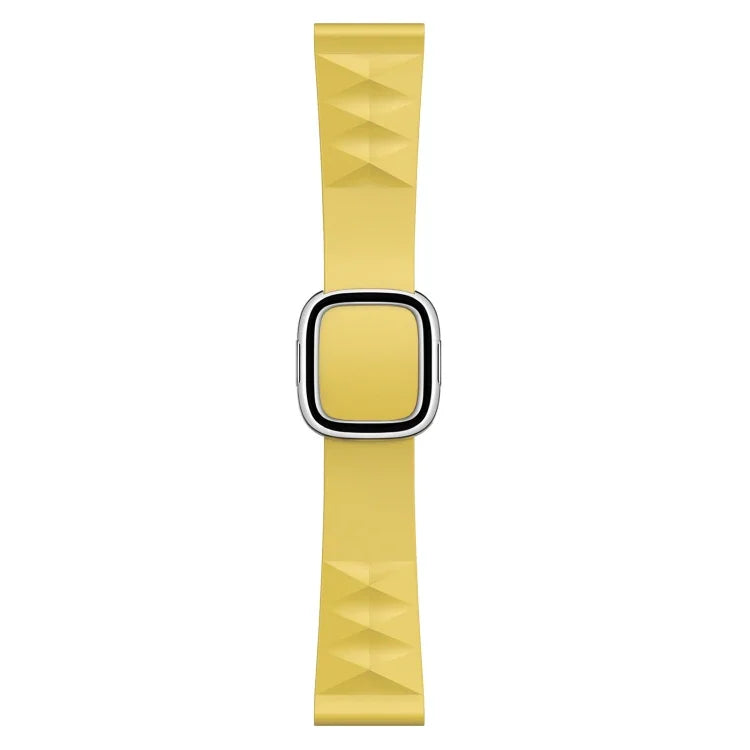 Modern Style Silicone Replacement Strap Watchband For Apple Watch Series 6 & SE & 5 & 4 40mm / 3 & 2 & 1 38mm, Black Buckle, Rose Gold Buckle, Silver Buckle