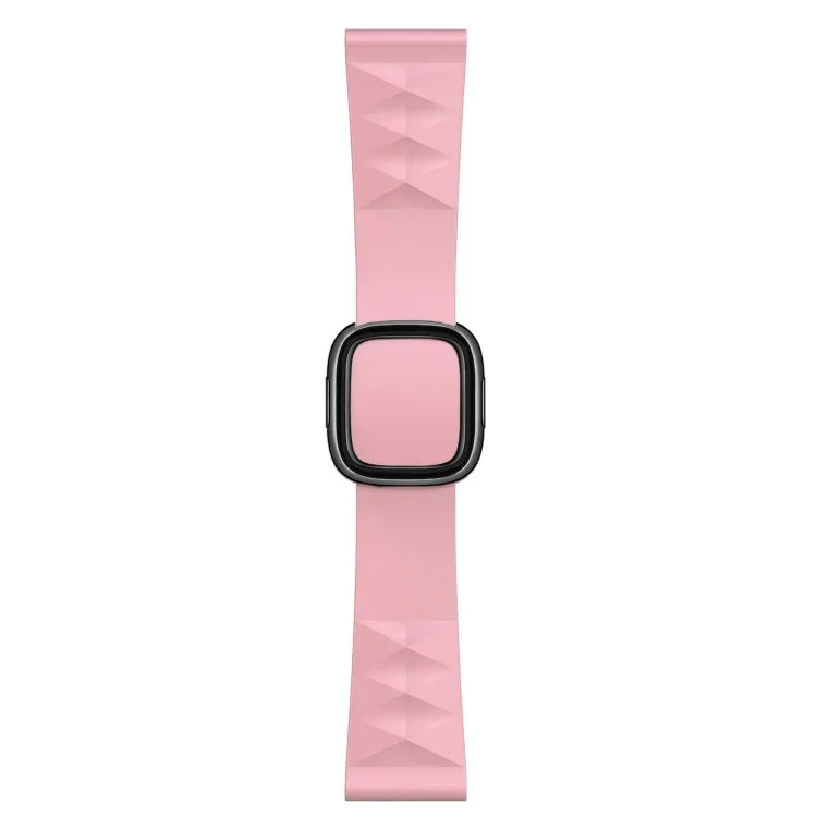 สายรัดนาฬิกาซิลิโคนสไตล์โมเดิร์นสำหรับเปลี่ยน สำหรับ Apple Watch Series 6 & SE & 5 & 4 44mm / 3 & 2 & 1 42mm, หัวเข็มขัดสีดำ, หัวเข็มขัดสีโรสโกลด์, หัวเข็มขัดสีเงิน