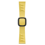 สายรัดนาฬิกาซิลิโคนสไตล์โมเดิร์นสำหรับเปลี่ยน สำหรับ Apple Watch Series 6 & SE & 5 & 4 44mm / 3 & 2 & 1 42mm, หัวเข็มขัดสีดำ, หัวเข็มขัดสีโรสโกลด์, หัวเข็มขัดสีเงิน