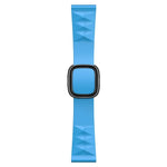 สายรัดนาฬิกาซิลิโคนสไตล์โมเดิร์นสำหรับเปลี่ยน สำหรับ Apple Watch Series 6 & SE & 5 & 4 44mm / 3 & 2 & 1 42mm, หัวเข็มขัดสีดำ, หัวเข็มขัดสีโรสโกลด์, หัวเข็มขัดสีเงิน