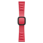 สายรัดนาฬิกาซิลิโคนสไตล์โมเดิร์นสำหรับเปลี่ยน สำหรับ Apple Watch Series 6 & SE & 5 & 4 44mm / 3 & 2 & 1 42mm, หัวเข็มขัดสีดำ, หัวเข็มขัดสีโรสโกลด์, หัวเข็มขัดสีเงิน