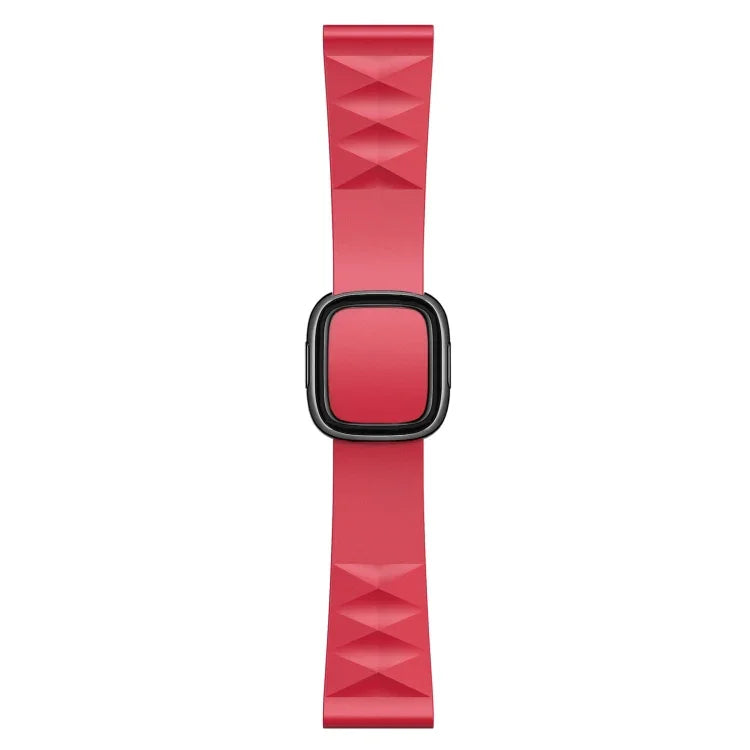 สายรัดนาฬิกาซิลิโคนสไตล์โมเดิร์นสำหรับเปลี่ยน สำหรับ Apple Watch Series 6 & SE & 5 & 4 44mm / 3 & 2 & 1 42mm, หัวเข็มขัดสีดำ, หัวเข็มขัดสีโรสโกลด์, หัวเข็มขัดสีเงิน