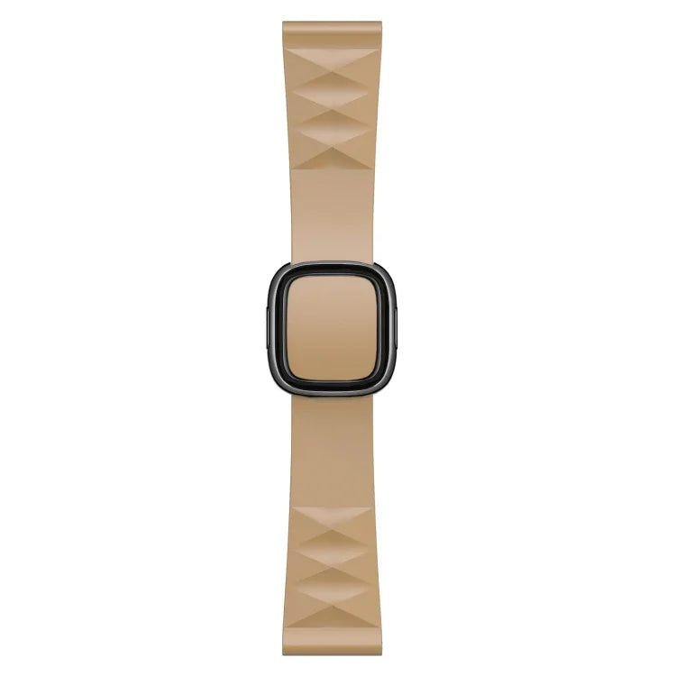 สายรัดนาฬิกาซิลิโคนสไตล์โมเดิร์นสำหรับเปลี่ยน สำหรับ Apple Watch Series 6 & SE & 5 & 4 44mm / 3 & 2 & 1 42mm, หัวเข็มขัดสีดำ, หัวเข็มขัดสีโรสโกลด์, หัวเข็มขัดสีเงิน