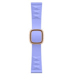 สายรัดนาฬิกาซิลิโคนสไตล์โมเดิร์นสำหรับเปลี่ยน สำหรับ Apple Watch Series 6 & SE & 5 & 4 44mm / 3 & 2 & 1 42mm, หัวเข็มขัดสีดำ, หัวเข็มขัดสีโรสโกลด์, หัวเข็มขัดสีเงิน