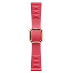 สายรัดนาฬิกาซิลิโคนสไตล์โมเดิร์นสำหรับเปลี่ยน สำหรับ Apple Watch Series 6 & SE & 5 & 4 44mm / 3 & 2 & 1 42mm, หัวเข็มขัดสีดำ, หัวเข็มขัดสีโรสโกลด์, หัวเข็มขัดสีเงิน