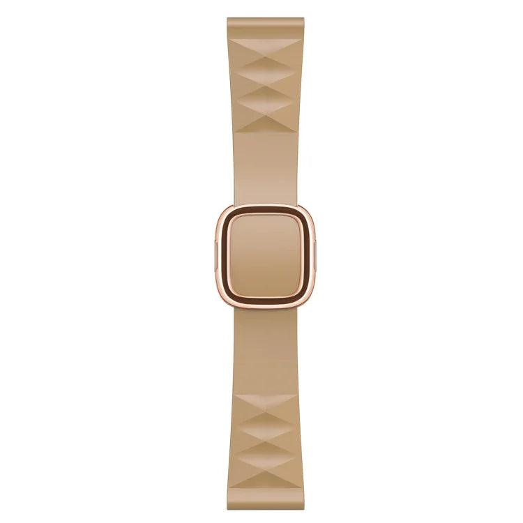 สายรัดนาฬิกาซิลิโคนสไตล์โมเดิร์นสำหรับเปลี่ยน สำหรับ Apple Watch Series 6 & SE & 5 & 4 44mm / 3 & 2 & 1 42mm, หัวเข็มขัดสีดำ, หัวเข็มขัดสีโรสโกลด์, หัวเข็มขัดสีเงิน