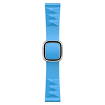 สายรัดนาฬิกาซิลิโคนสไตล์โมเดิร์นสำหรับเปลี่ยน สำหรับ Apple Watch Series 6 & SE & 5 & 4 44mm / 3 & 2 & 1 42mm, หัวเข็มขัดสีดำ, หัวเข็มขัดสีโรสโกลด์, หัวเข็มขัดสีเงิน
