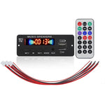 JX-808BT บอร์ดถอดรหัสเครื่องเล่น MP3 เสียงรถยนต์ 12V วิทยุ FM USB พร้อมบลูทูธ / รีโมทคอนโทรล / บันทึกเสียง, JX-808BT
