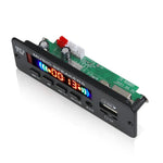 JX-808BT บอร์ดถอดรหัสเครื่องเล่น MP3 เสียงรถยนต์ 12V วิทยุ FM USB พร้อมบลูทูธ / รีโมทคอนโทรล / บันทึกเสียง, JX-808BT
