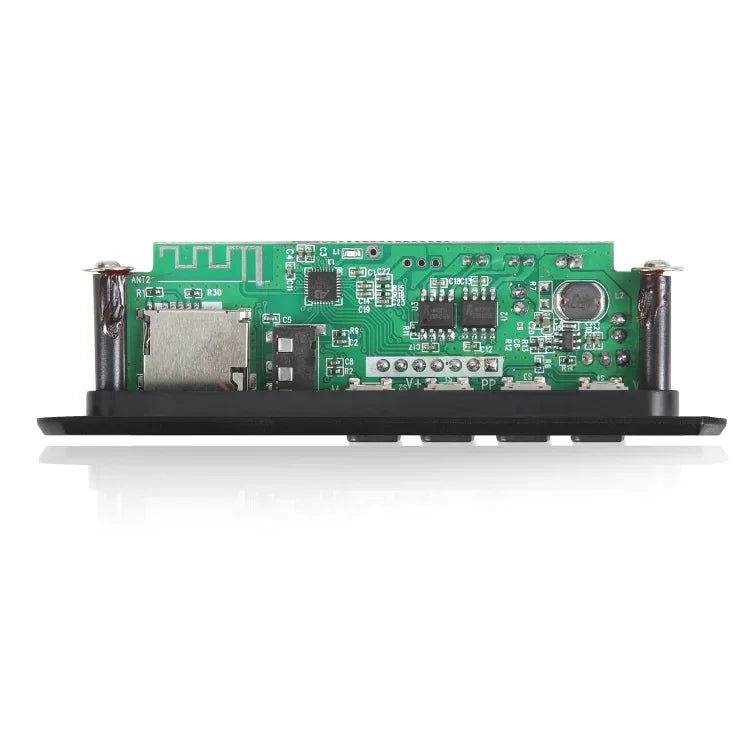 JX-808BT บอร์ดถอดรหัสเครื่องเล่น MP3 เสียงรถยนต์ 12V วิทยุ FM USB พร้อมบลูทูธ / รีโมทคอนโทรล / บันทึกเสียง, JX-808BT