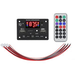 JX-809BT บอร์ดถอดรหัสเครื่องเล่น MP3 เสียงรถยนต์ 12V วิทยุ FM USB พร้อมบลูทูธ / รีโมทคอนโทรล / บันทึกเสียง, JX-809BT