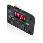 JX-809BT บอร์ดถอดรหัสเครื่องเล่น MP3 เสียงรถยนต์ 12V วิทยุ FM USB พร้อมบลูทูธ / รีโมทคอนโทรล / บันทึกเสียง, JX-809BT