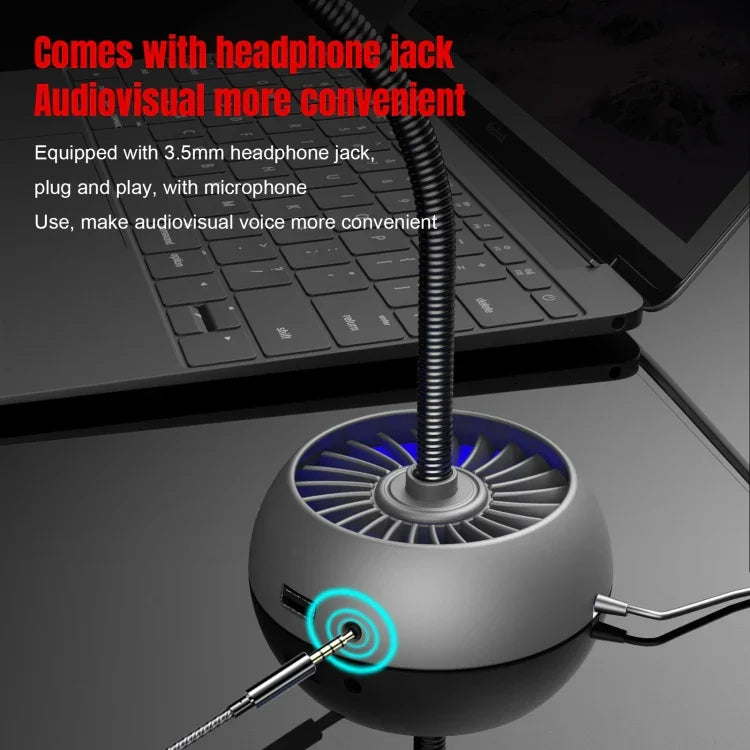 ไมโครโฟนลดเสียงรบกวนแบบเมทริกซ์ USB ป้องกันสัญญาณรบกวน HXSJ F15