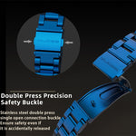 For Xiaomi Mi Band 6 / 5 CS Mijobs CS Metal Three Bead Stainless Steel Watch Band
