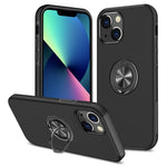 PC + TPU Shockproof Magnetic Protective Case with Invisible Ring Holder, For iPhone 13 mini, For iPhone 13, For iPhone 13 Pro, For iPhone 13 Pro Max