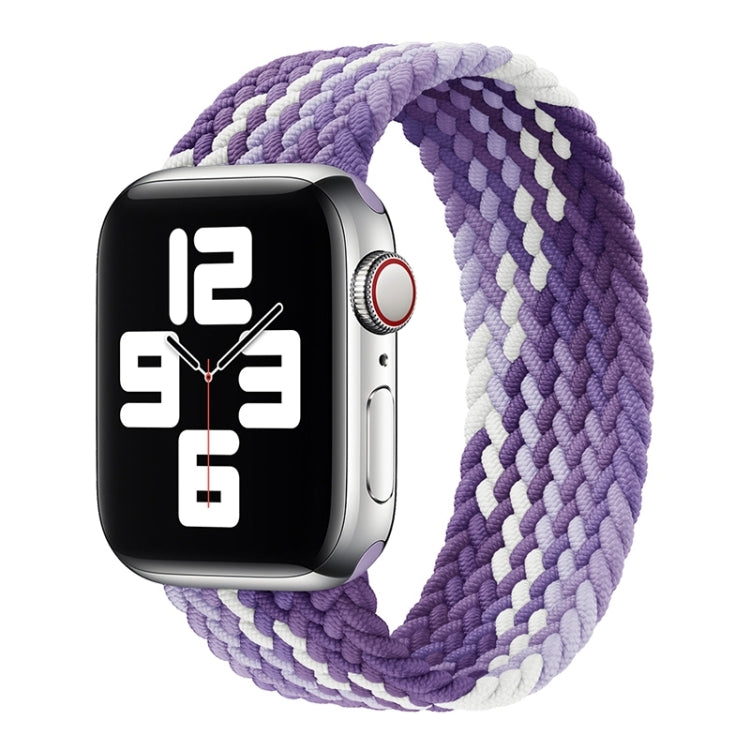 สายรัดนาฬิกาไนลอนถักแบบห่วงเดี่ยว ขนาด: XS 135mm สำหรับ Apple Watch Series 6 & SE & 5 & 4 44mm / 3 & 2 & 1 42mm, XS 135mm 44mm / 42 mm