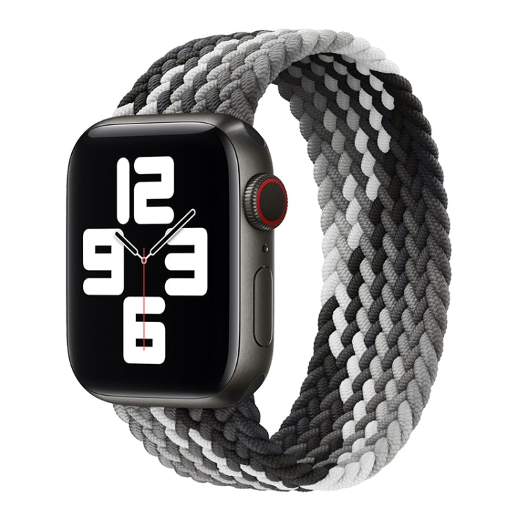 สายรัดนาฬิกาไนลอนถักแบบห่วงเดี่ยว ขนาด: S 145mm สำหรับ Apple Watch Series 6 & SE & 5 & 4 44mm / 3 & 2 & 1 42mm, S 145mm 44mm / 42 mm