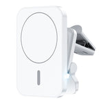 adj-987 15W Magsafe Magnetic Car Air Outlet Wireless Charger for iPhone 12 Series, with LED Indicator
