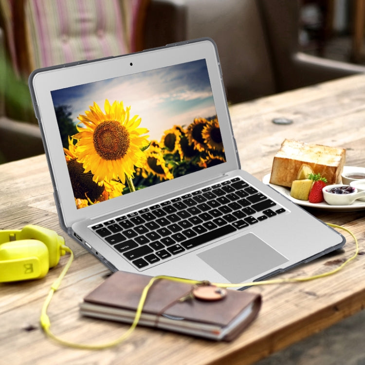 เคสแล็ปท็อปกันตกสองสี TPU + PC สำหรับ MacBook Air 11.6 นิ้ว A1465 / A1370, MacBook Retina 12 นิ้ว A1534