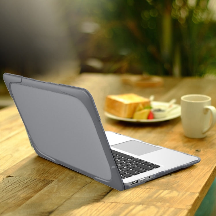 เคสแล็ปท็อปกันตกสองสี TPU + PC สำหรับ MacBook Air 11.6 นิ้ว A1465 / A1370, MacBook Retina 12 นิ้ว A1534