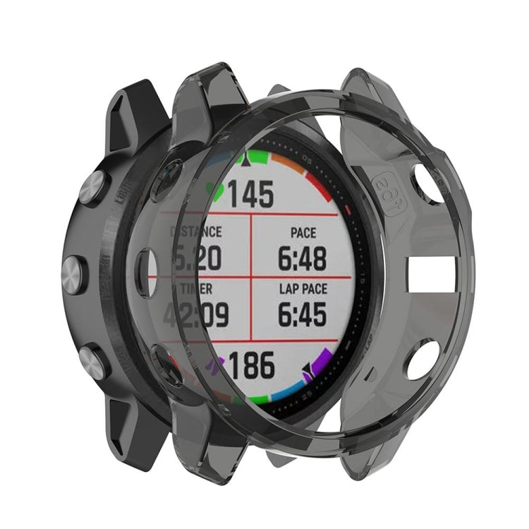 Smart Watch Half Coverage TPU Protective Case, For Garmin Fenix 6 / 6 Pro, For Garmin Fenix 6S / 6S Pro, For Garmin Fenix 6X / 6X Pro