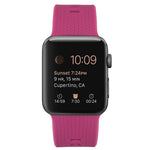 Silicone Replacement Strap Watchband For Apple Watch Series, 7 45mm / 6 & SE & 5 & 4 44mm / 3 & 2 & 1 42mm, 7 41mm / 6 & SE & 5 & 4 40mm / 3 & 2 & 1 38mm