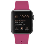 สายรัดข้อมือซิลิโคนสำรองสำหรับ Apple Watch Series 7 ขนาด 41 มม. / 6 & SE & 5 & 4 ขนาด 40 มม. / 3 & 2 & 1 ขนาด 38 มม., 7 ขนาด 45 มม. / 6 & SE & 5 & 4 ขนาด 44 มม. / 3 & 2 & 1 ขนาด 42 มม.