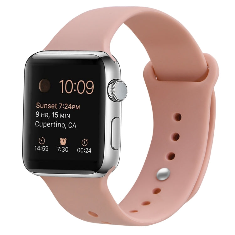 สายรัดข้อมือซิลิโคนสำรองสำหรับ Apple Watch Series 7 ขนาด 41 มม. / 6 & SE & 5 & 4 ขนาด 40 มม. / 3 & 2 & 1 ขนาด 38 มม., 7 ขนาด 45 มม. / 6 & SE & 5 & 4 ขนาด 44 มม. / 3 & 2 & 1 ขนาด 42 มม.