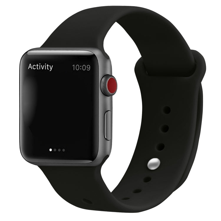 สายรัดข้อมือซิลิโคนสำรองสำหรับ Apple Watch Series 7 ขนาด 41 มม. / 6 & SE & 5 & 4 ขนาด 40 มม. / 3 & 2 & 1 ขนาด 38 มม., 7 ขนาด 45 มม. / 6 & SE & 5 & 4 ขนาด 44 มม. / 3 & 2 & 1 ขนาด 42 มม.