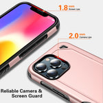 Power Armor PC + TPU Anti-fall Protective Case, For iPhone 13 mini, For iPhone 13, For iPhone 13 Pro