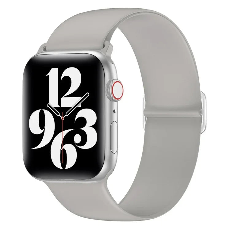 สายรัดนาฬิกาซิลิโคนยืดหยุ่น สำหรับ Apple Watch Series, 7 45mm / 6 & SE & 5 & 4 44mm / 3 & 2 & 1 42mm