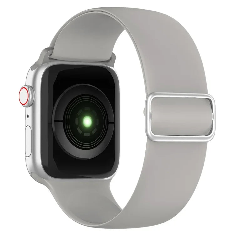 สายรัดนาฬิกาซิลิโคนยืดหยุ่น สำหรับ Apple Watch Series, 7 45mm / 6 & SE & 5 & 4 44mm / 3 & 2 & 1 42mm
