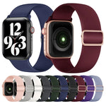 สายรัดนาฬิกาซิลิโคนยืดหยุ่น สำหรับ Apple Watch Series, 7 45mm / 6 & SE & 5 & 4 44mm / 3 & 2 & 1 42mm