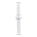 สายซิลิโคนเปลี่ยนแบบหัวเข็มขัดโลหะ สำหรับ Apple Watch Series, 7 41mm / 6 & SE & 5 & 4 40mm / 3 & 2 & 1 38mm, 7 45mm / 6 & SE & 5 & 4 44mm / 3 & 2 & 1 42mm